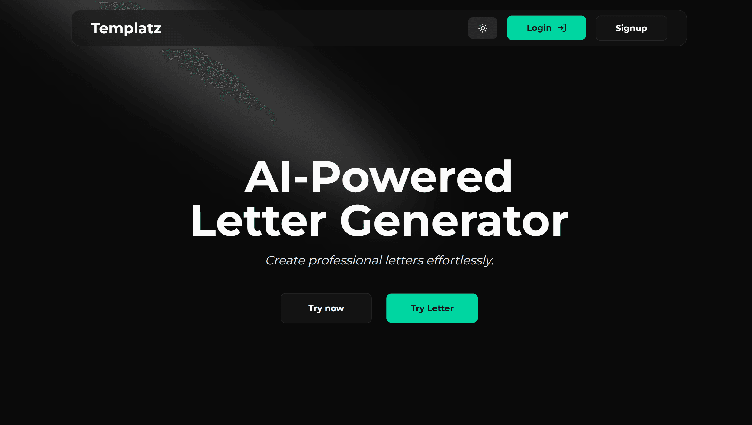 AI-Powered Formal Letter Generator
